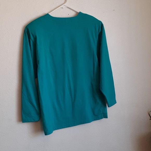 new UPWARD M tees 3/4 sleeves green - Picture 5 of 9